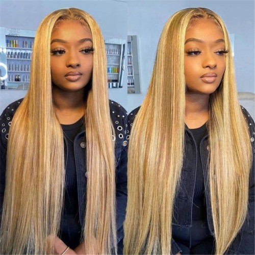 #30/613 Color Straight 13x4 Lace Front Wig | Human Hair Wig | Lace Front